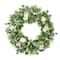 6 Pack: 24'' Multicolored Daisy Floral Spring Wreath